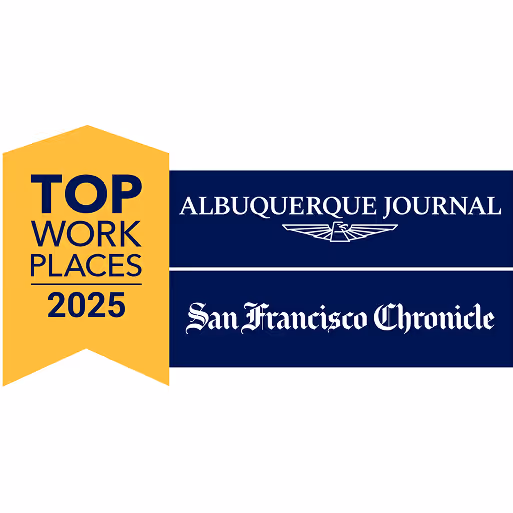 Top Work Places 2025. Albuquerque Journal, San Franciso Chronicle