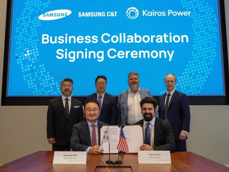 Kairos Power and Samsung C&T Agree to Pursue Strategic Investment and Collaboration for KP-FHR Deployment