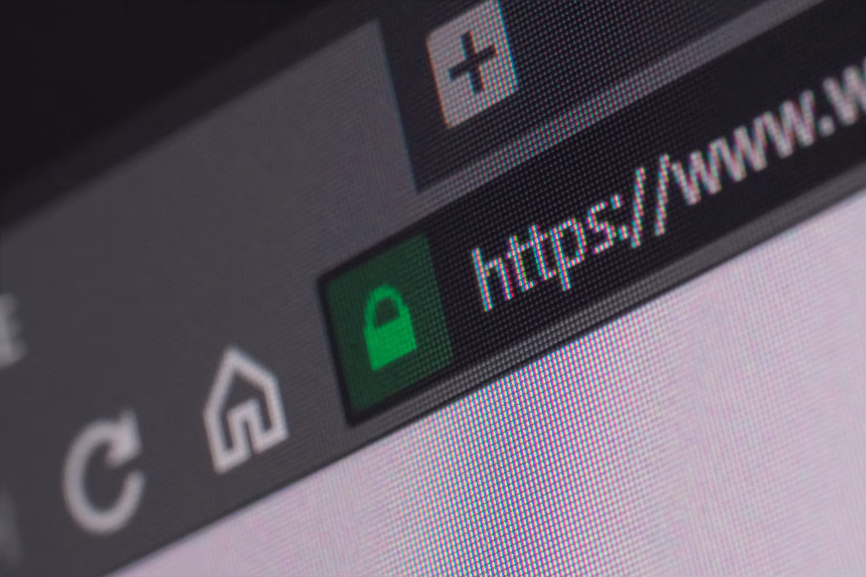 Ícono del candado de SSL o Secure Sockets Layer al lado de la URL de un sitio web, indicando que se encuentra protegido su contenido.