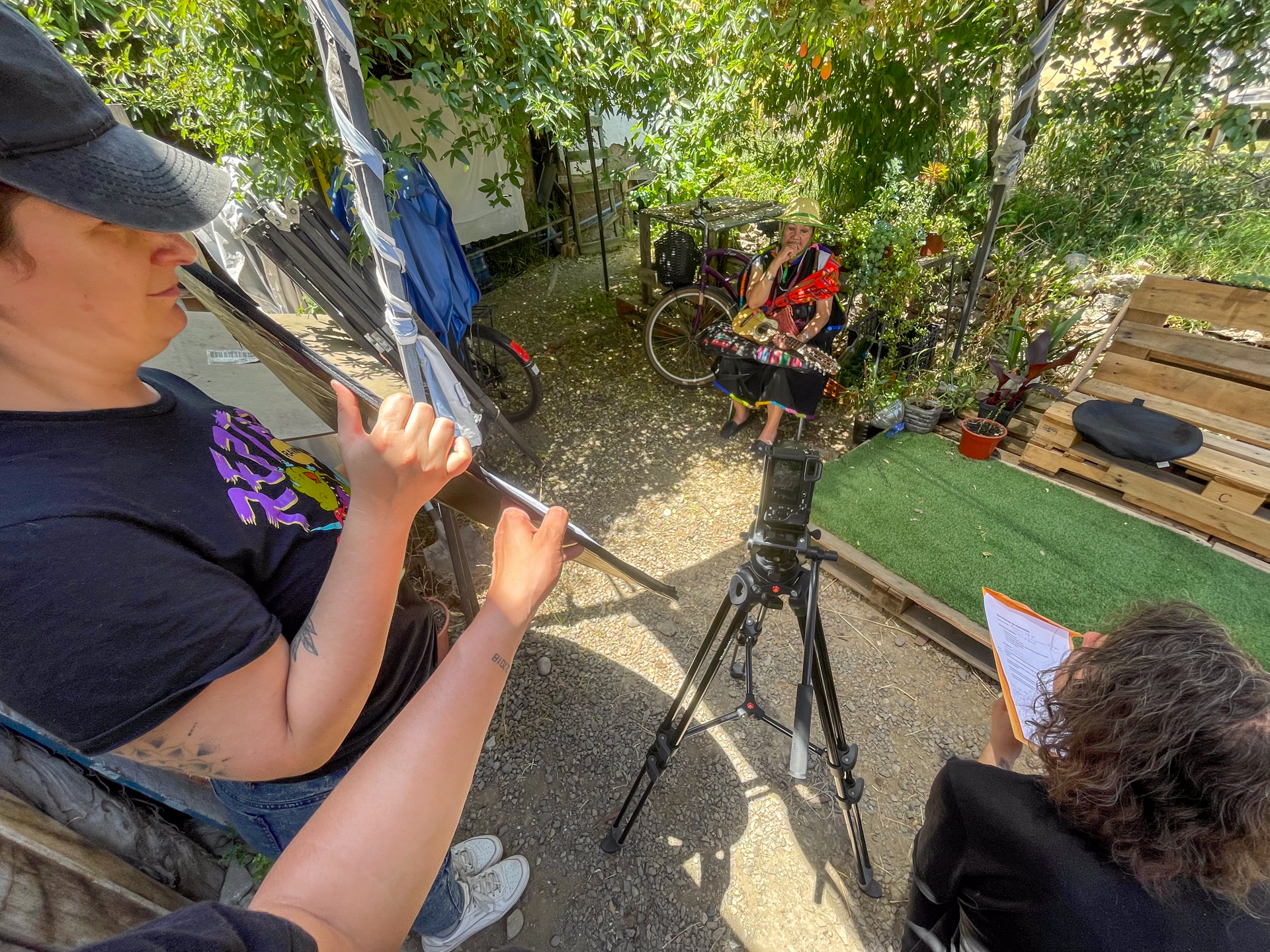 Imagen del rodaje Raíces Indígenas