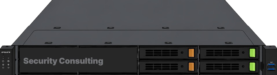 Security Consulting – rack server representing cycura GmbH's Microsoft 365 and Azure security advisory services.