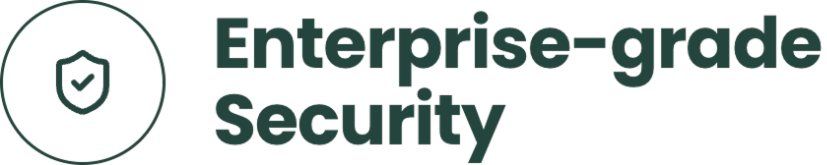 Enterprise grade security badge