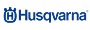 Husqvarna brand logo text in blue.