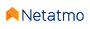 Netatmo brand logo with blue and orange text.