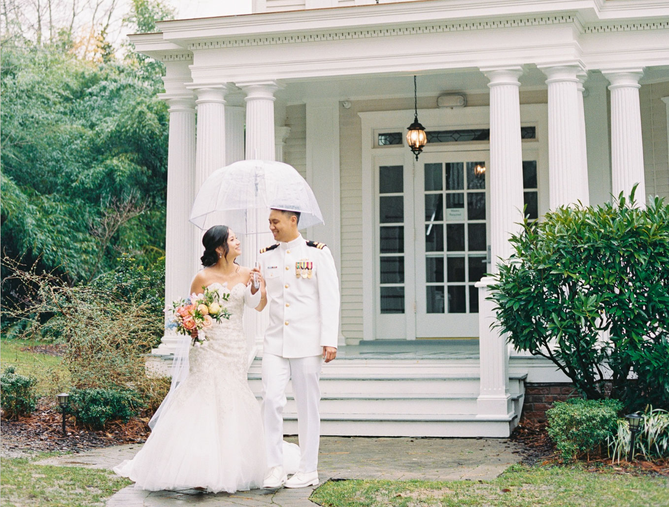 Summer wedding celebration at McAlister-Leftwich House