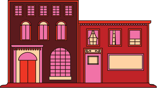 Publisher TK building illustration