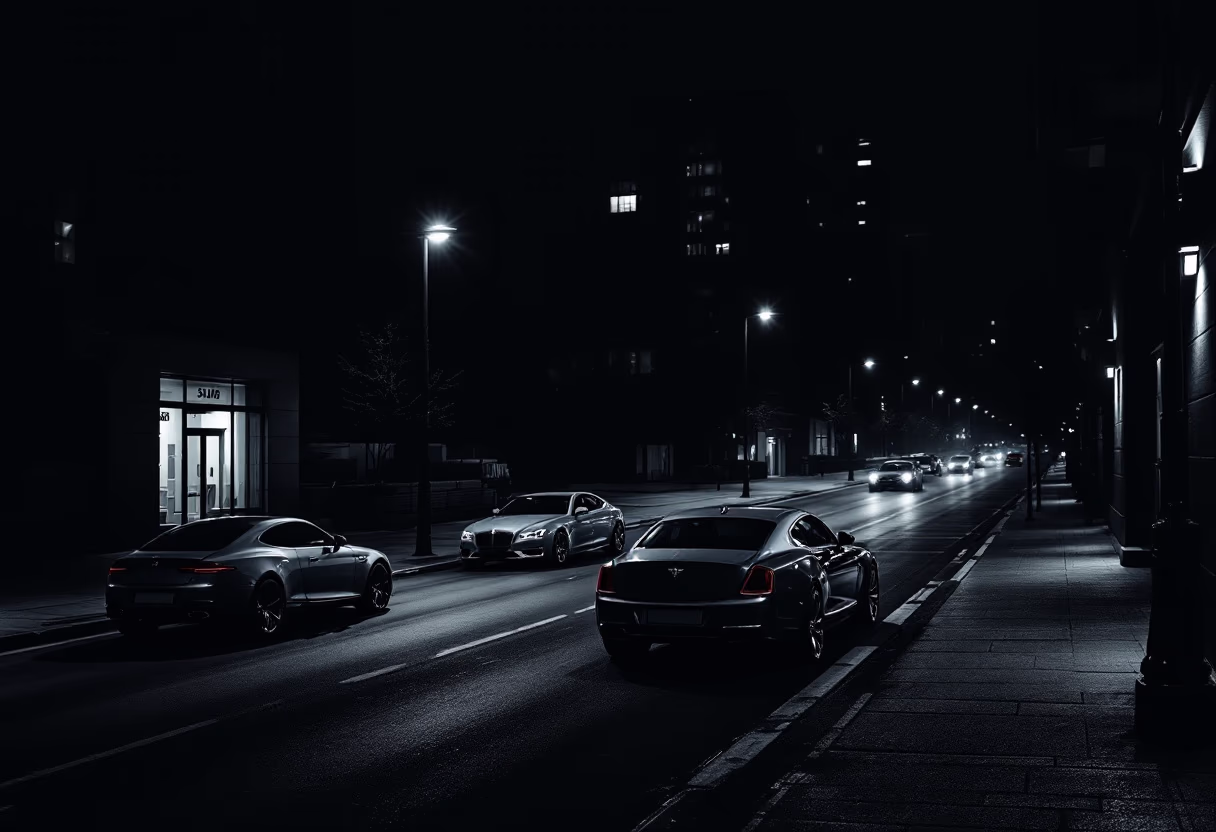 urban street with vehicles [background image]