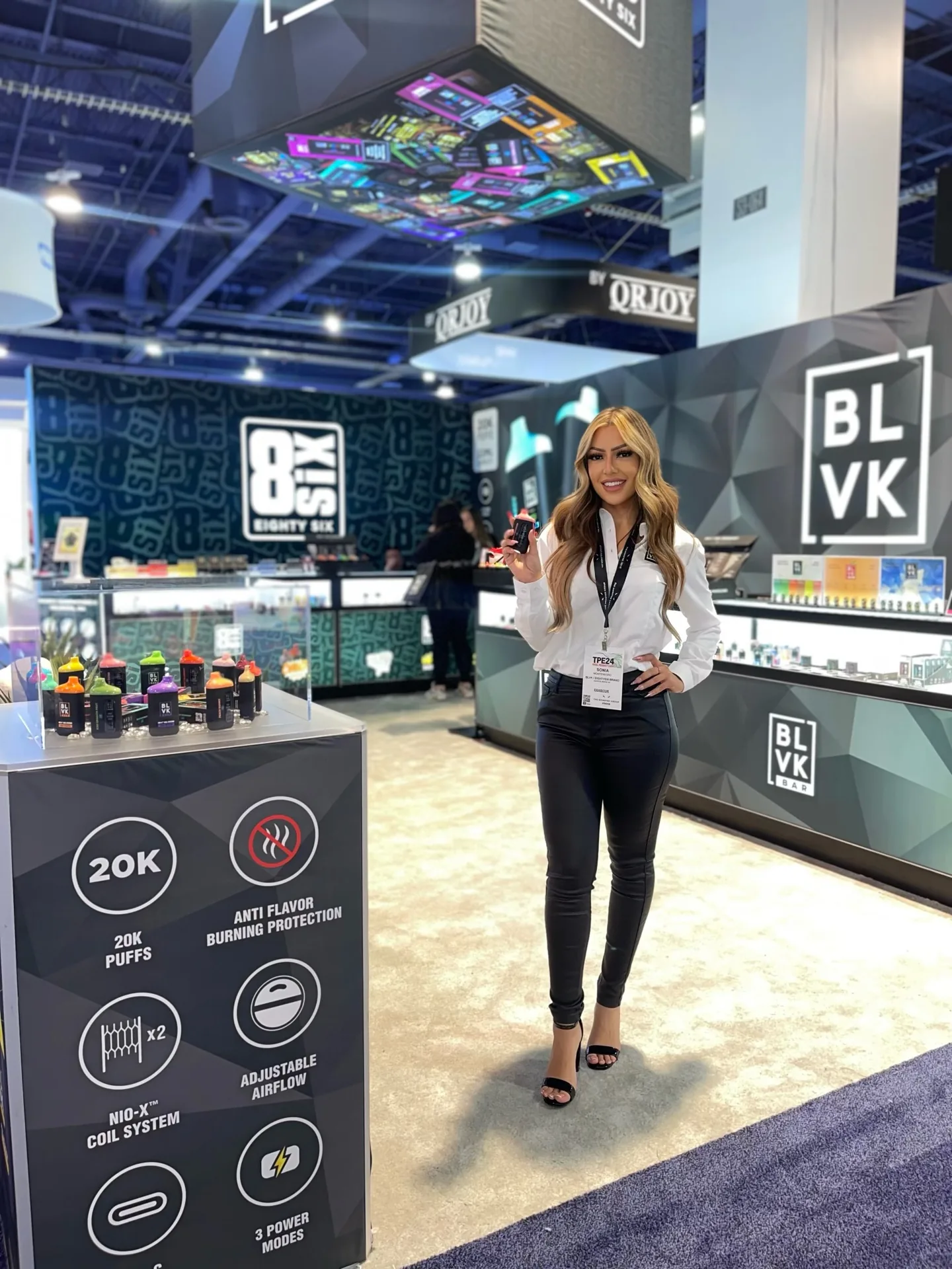 TLC Models — Champs trade show booth model blvk exhibit