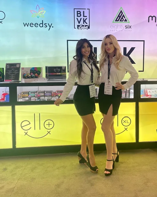 TLC Models — Champs trade show booth staff ello exhibit