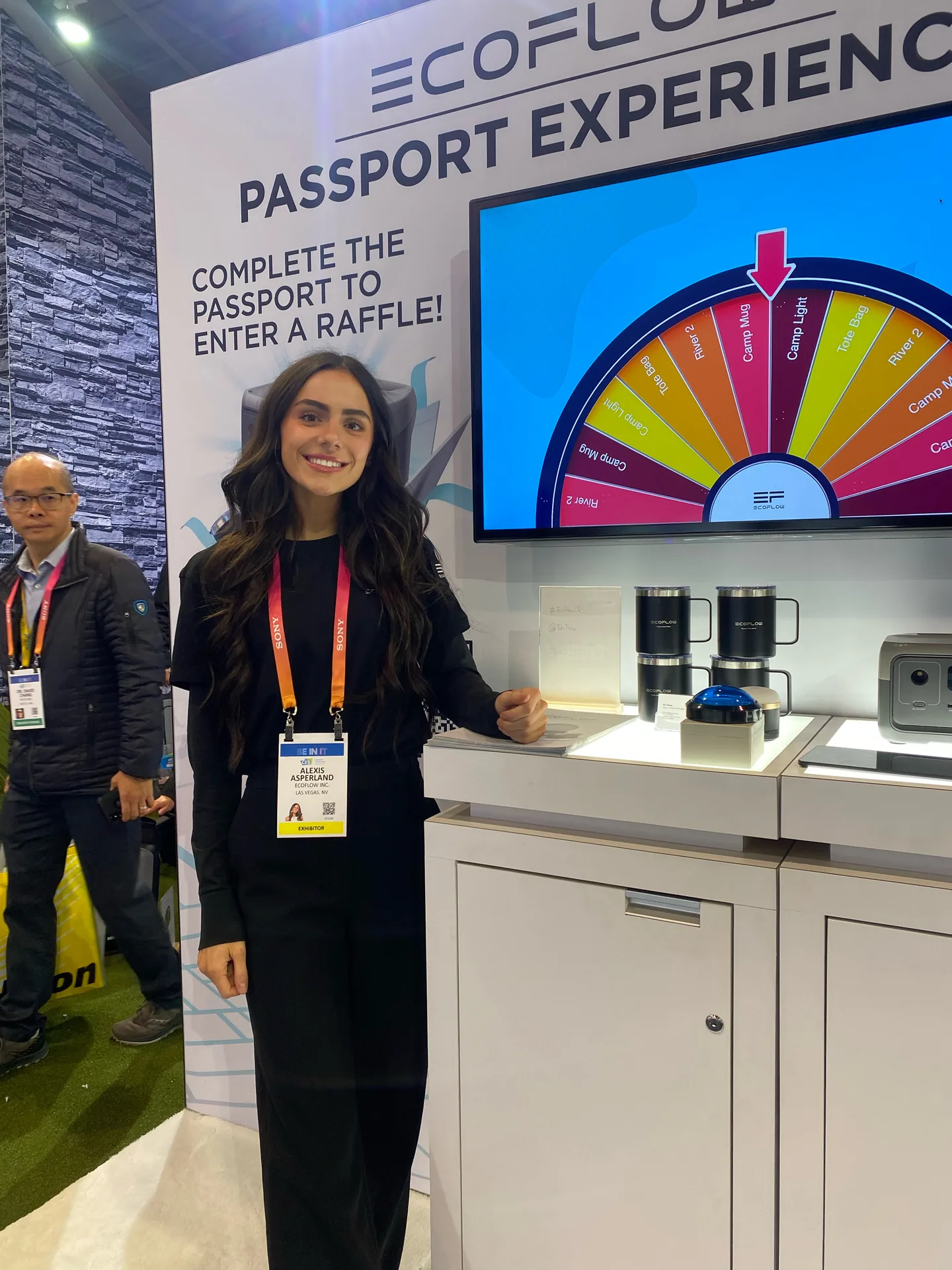 TLC Models — Trade show booth staff ecoflow experience