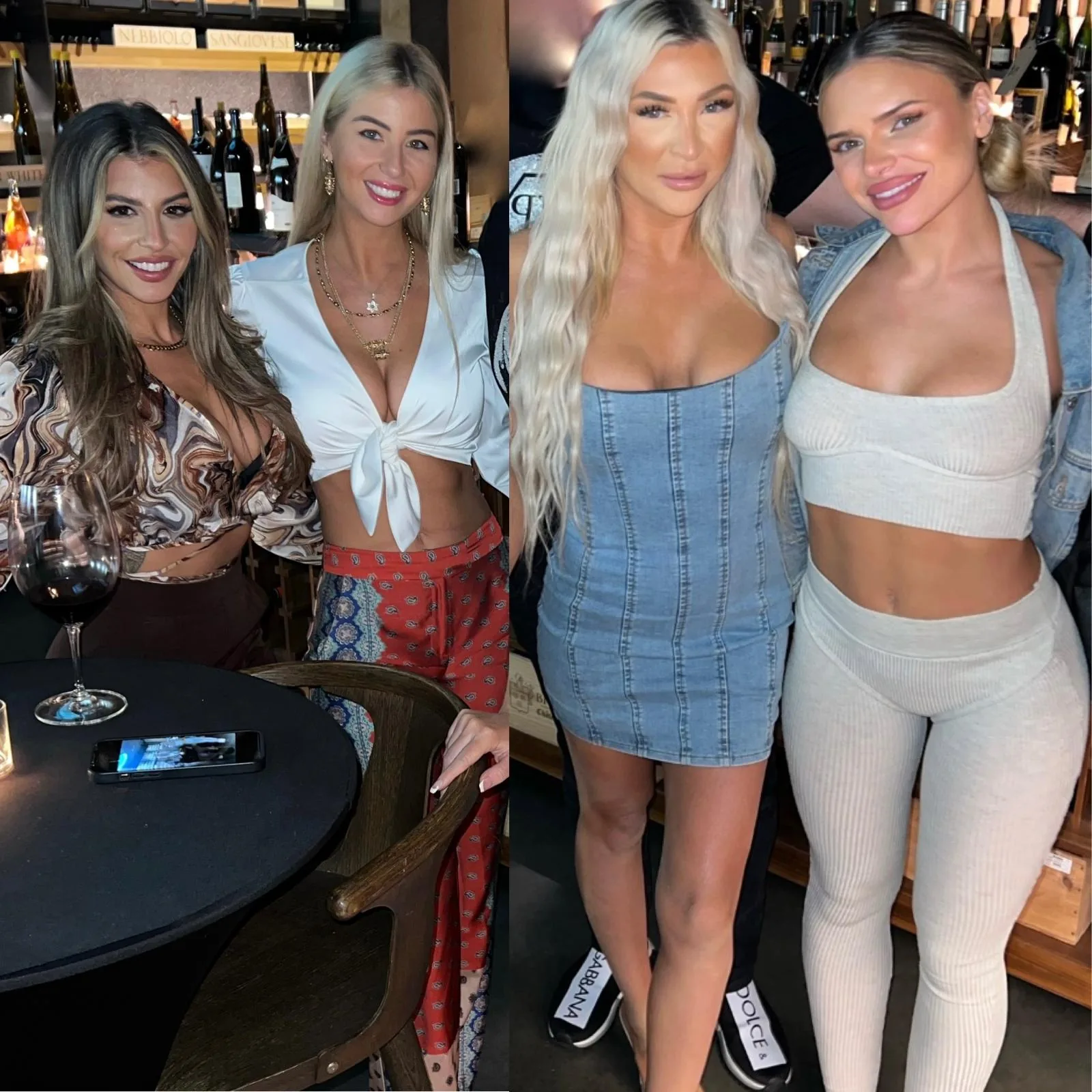 TLC Models hostesses at a VIP wine bar lounge event