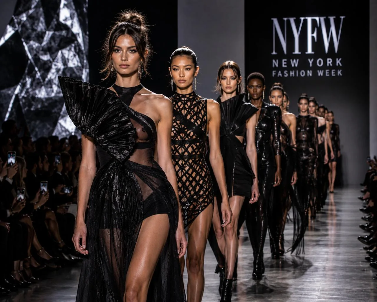 TLC Models runway talent at New York Fashion Week
