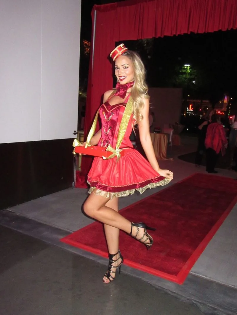 TLC Models themed event hostess on the red carpet