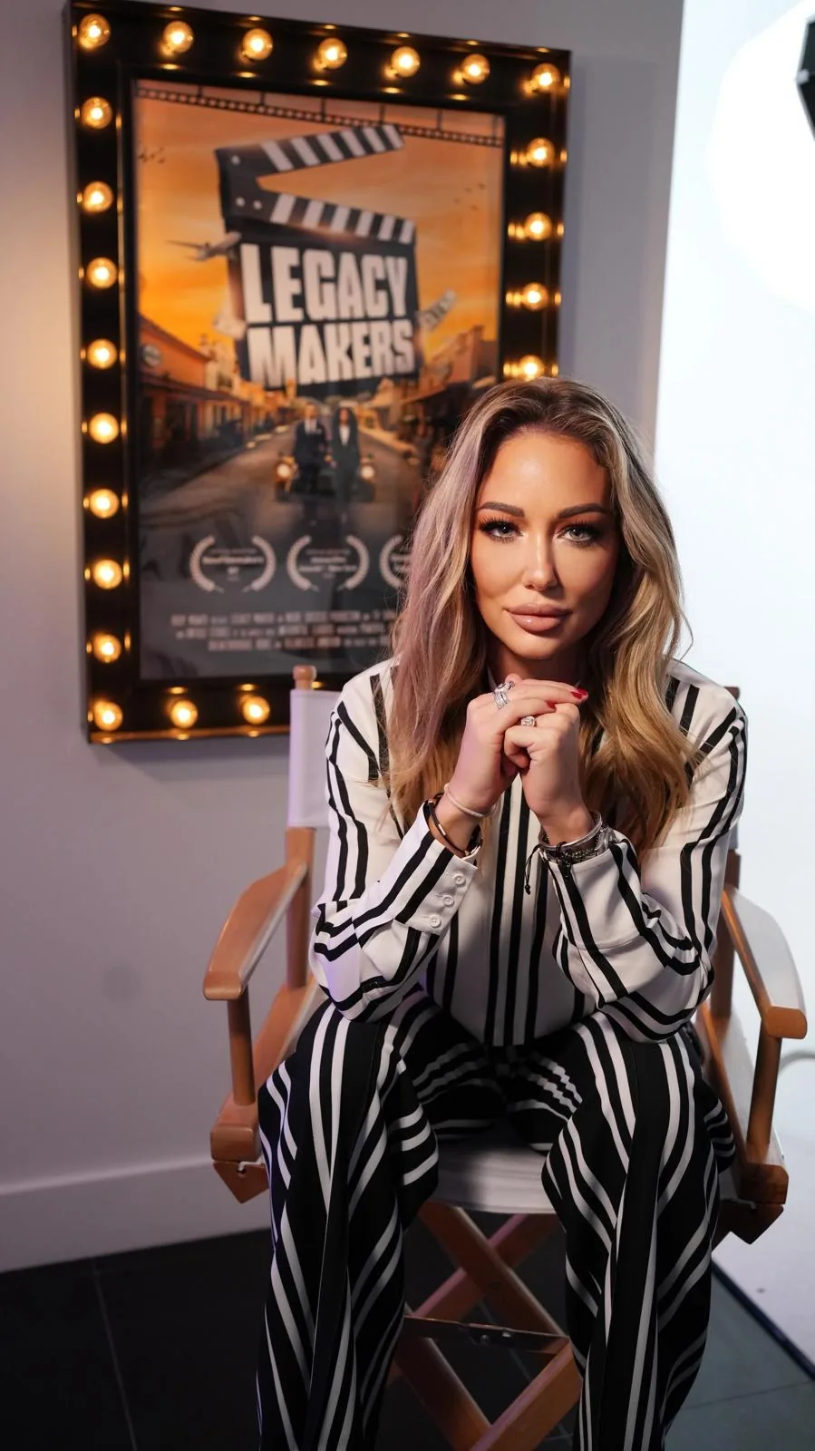 TLC Models founder Tiffanie Craddock on the Legacy Makers film set