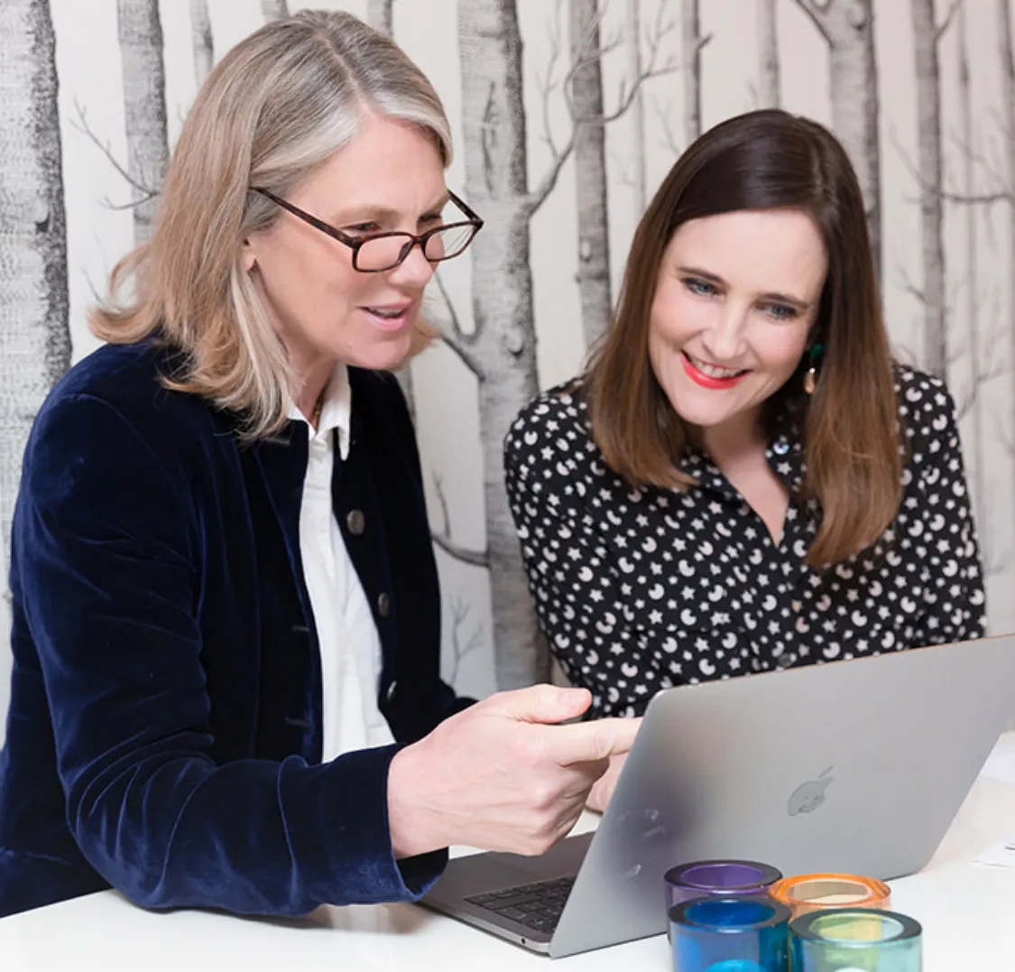Samantha Rockey and Tracey Camilleri working together