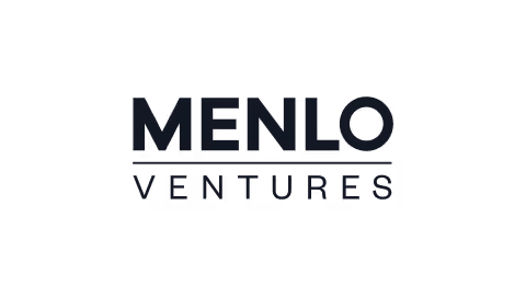 Menlo Ventures company logo with bold uppercase letters.