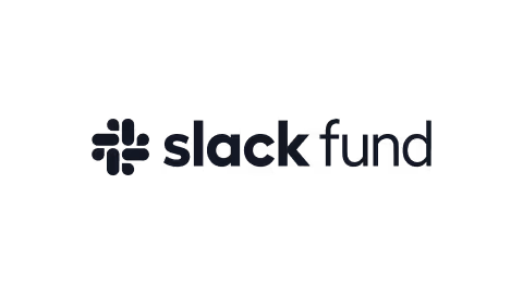 Slack Fund logo with Slack icon followed by the words 'slack fund'.