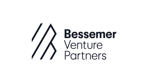 Bessemer Venture Partners logo with stylized geometric shapes to the left of the name.