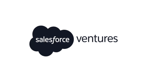 Salesforce Ventures logo with the Salesforce cloud design and text.
