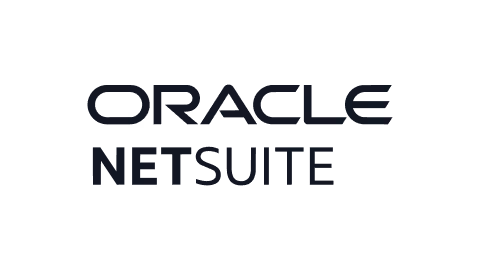 Oracle NetSuite logo in black text on a black background.