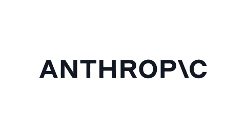 Anthropic logo in bold black uppercase letters on a white background.