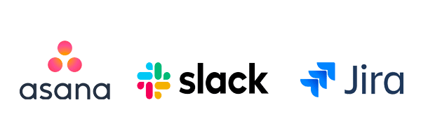 Asana, Slack, Jira