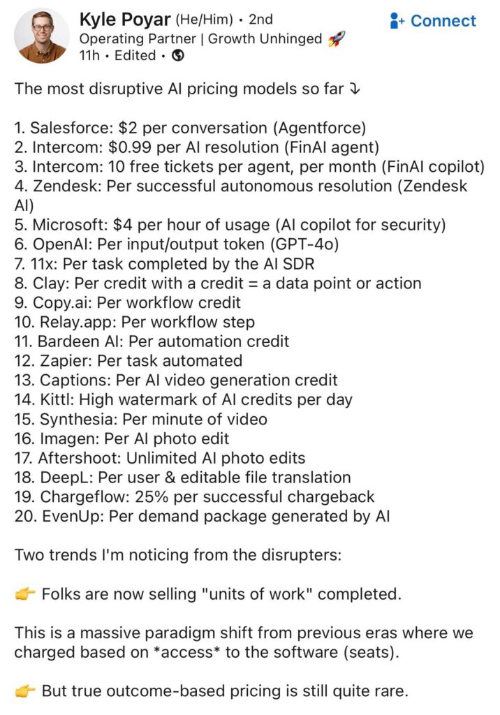 Usage-Based Pricing for AI by Kyle Poyer
