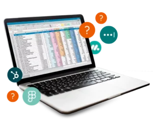 Spreadsheet laptop