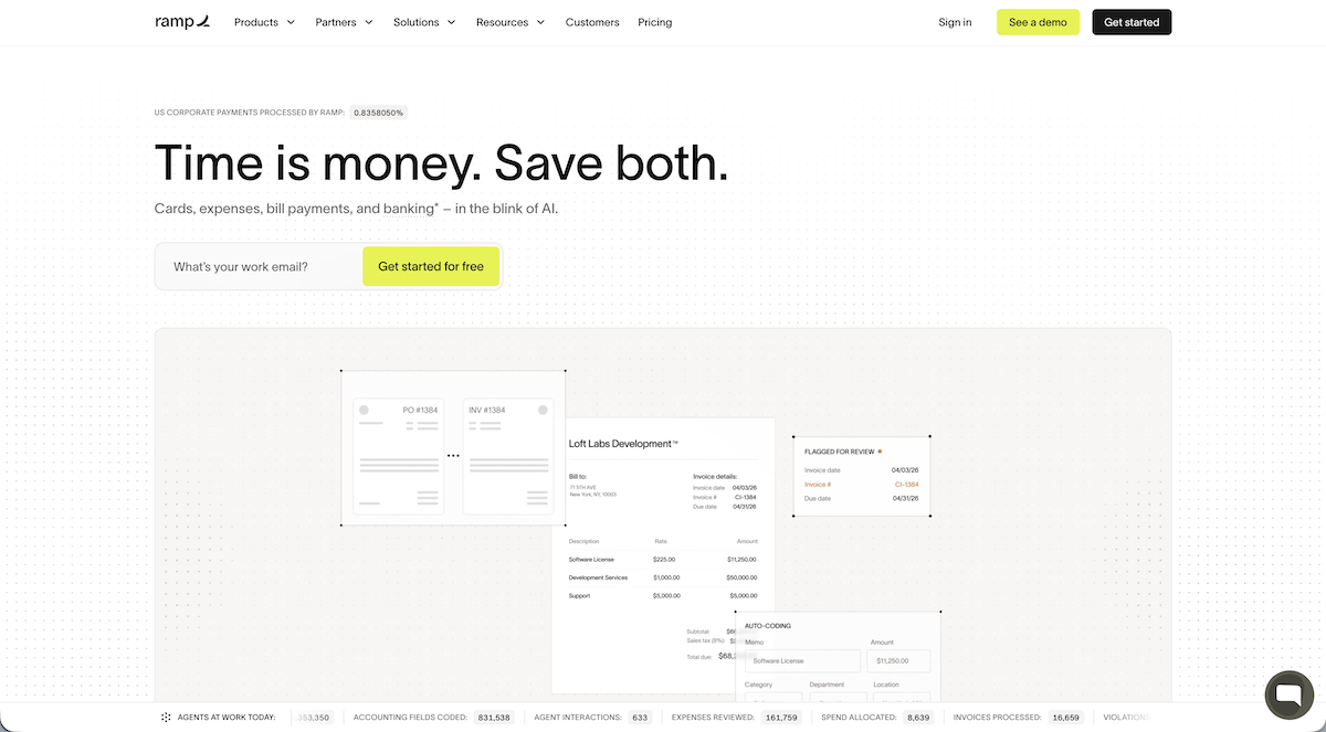 Ramp.com homepage