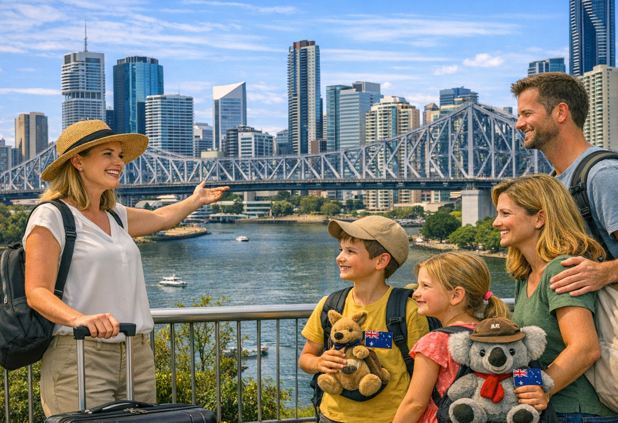 image of kids touring Brisbane