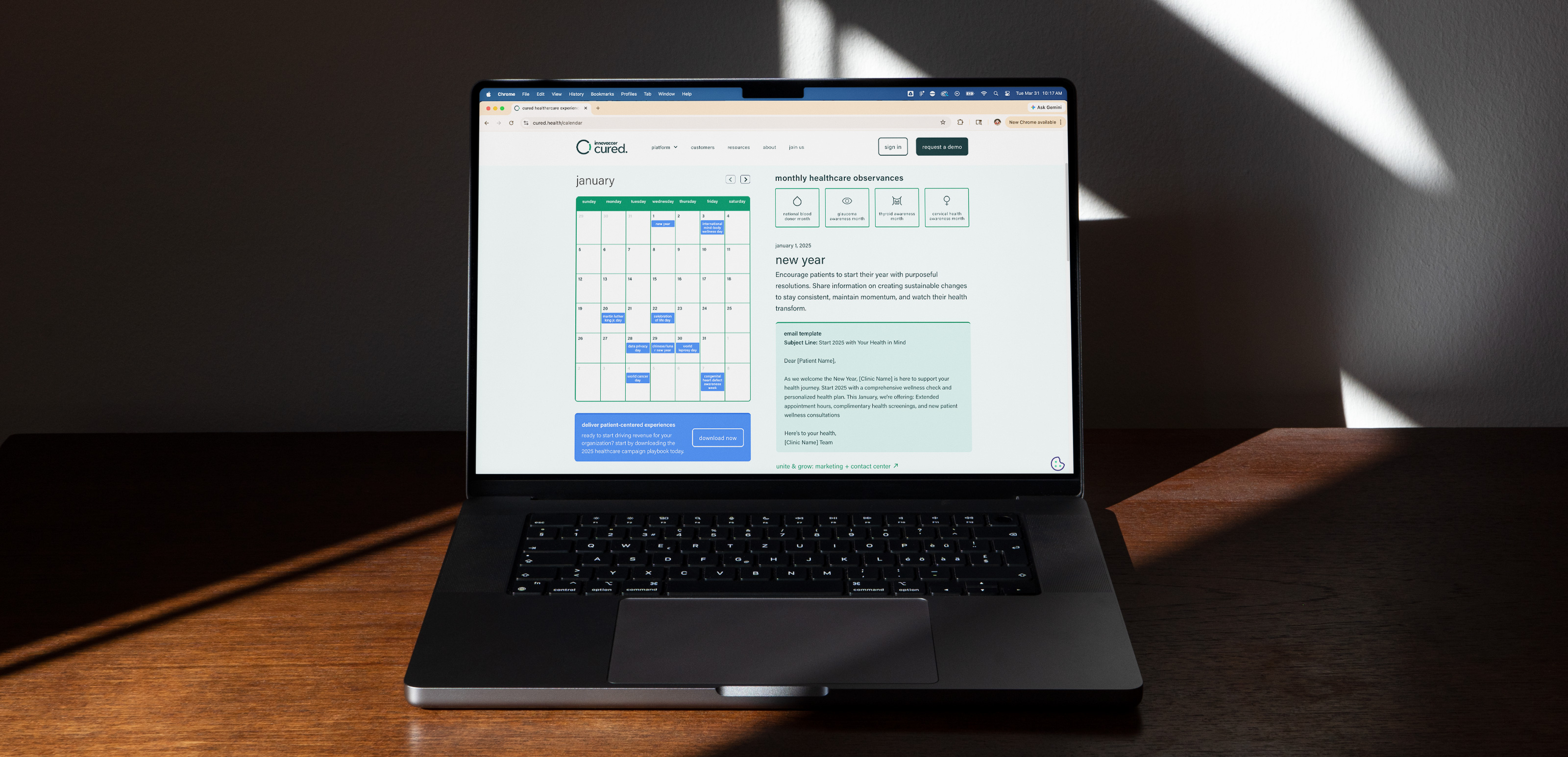 2025 healthcare calendar & campaign playbook 