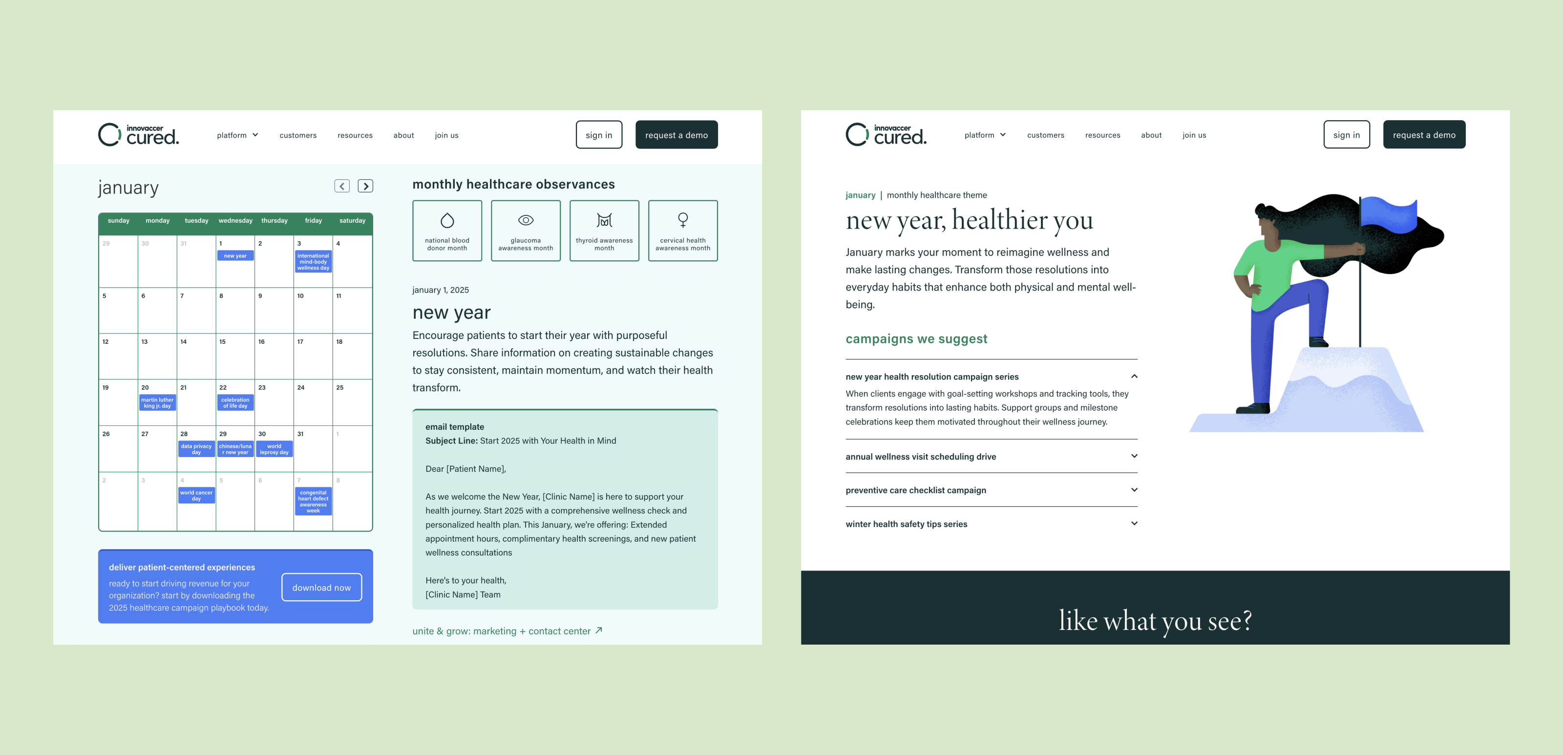 2025 healthcare calendar & campaign playbook 