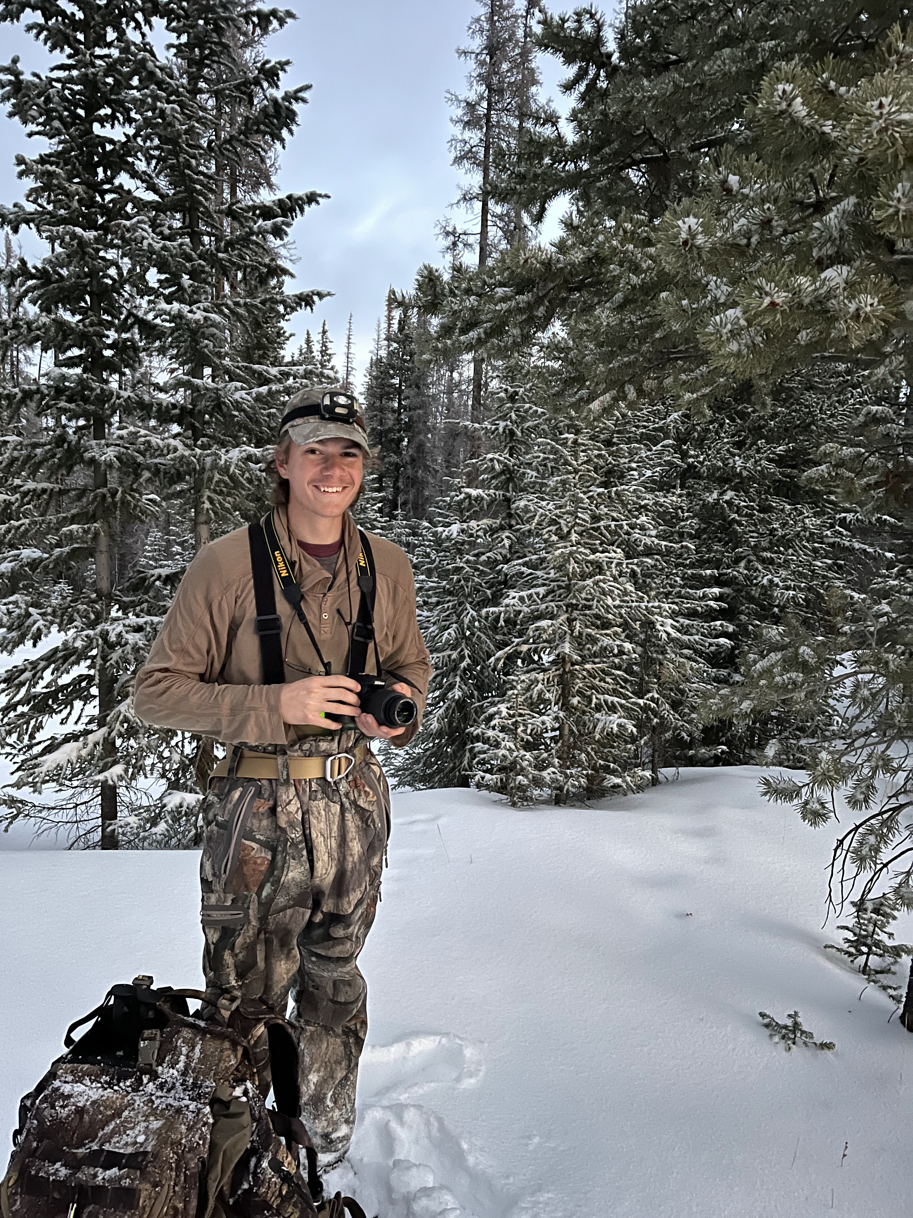 Andrew hunting in Colorado