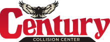 Century Collision Center logo.