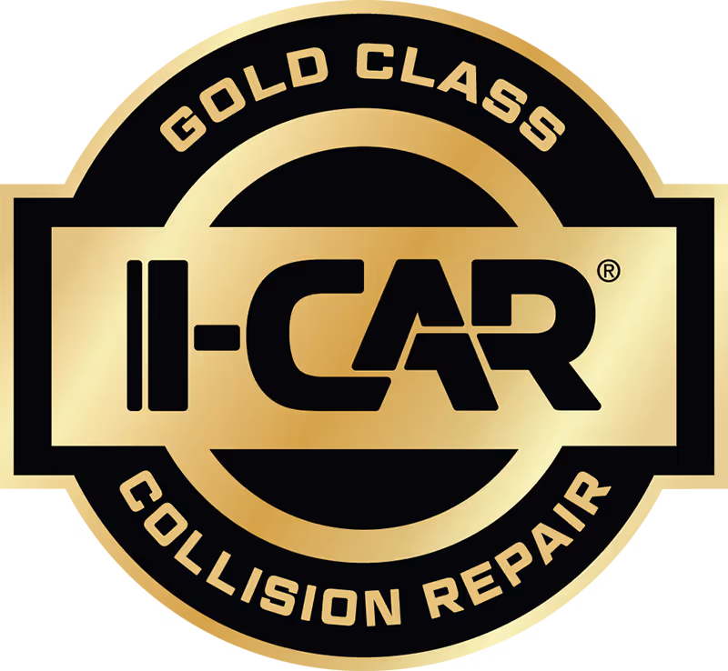 I-CAR Gold Class certification logo.