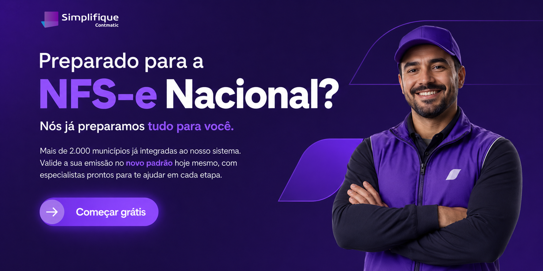 NFS-e Nacional: emita sua nota fiscal de serviço pelo Emissor Nacional com o Simplifique
