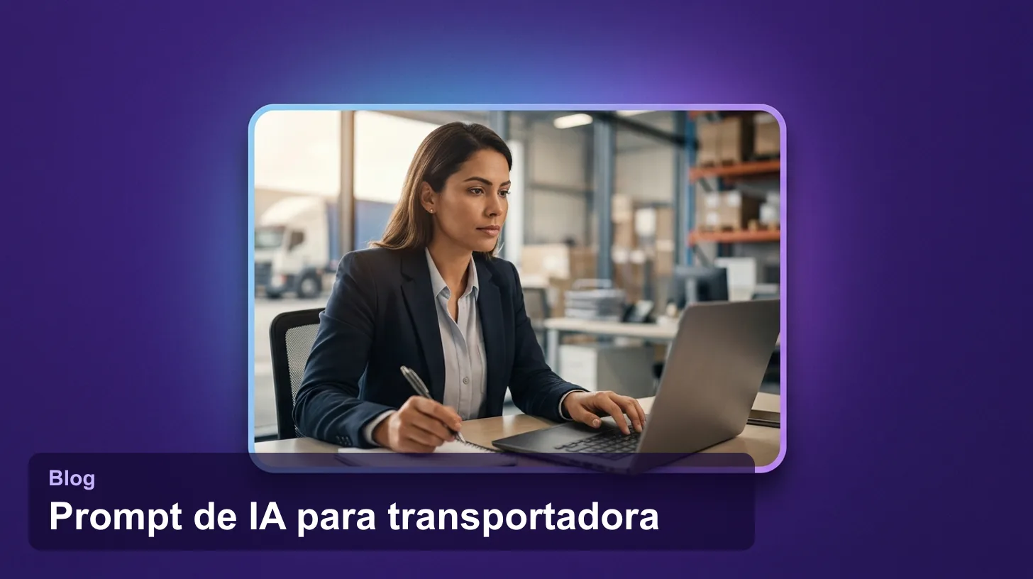 Prompt de IA para Transportadora: 12 Modelos Prontos para 2026