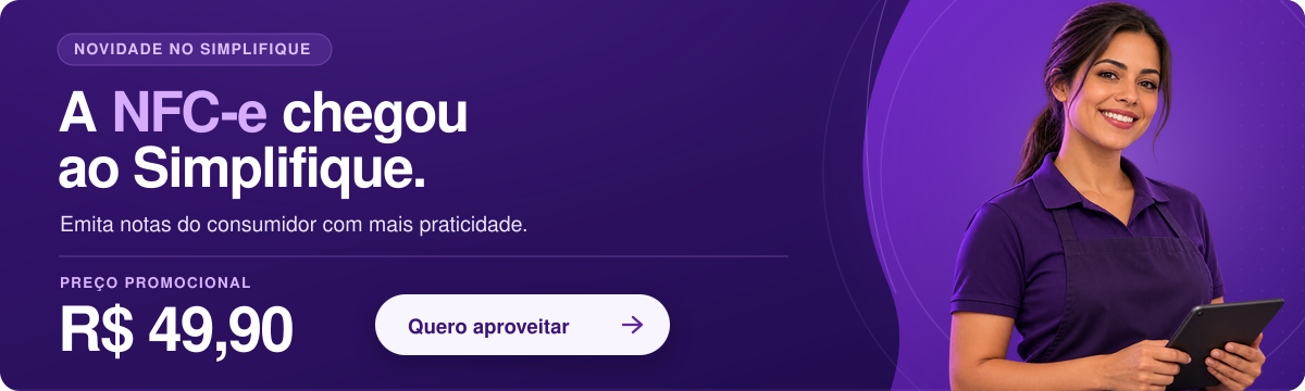 NFC-e lançamento Simplifique