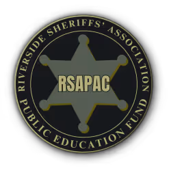 Riverside County Deputy Sheriffs' Association star badge logo.