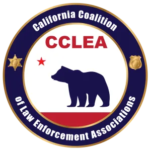 CCLEA (California Coalition of Law Enforcement Associations) logo.