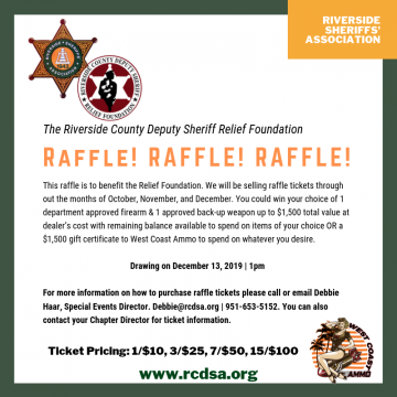 RSA raffle flyer