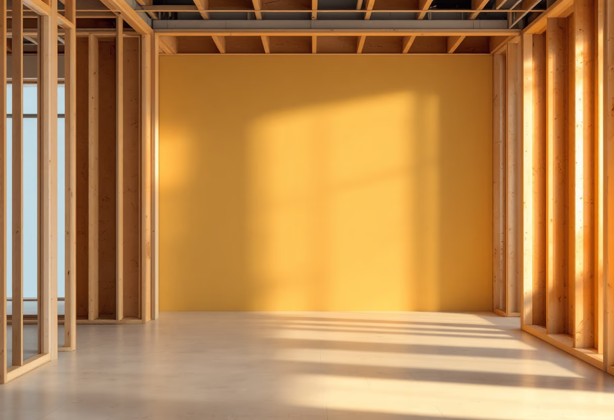 image of residential construction project (for a construction company)