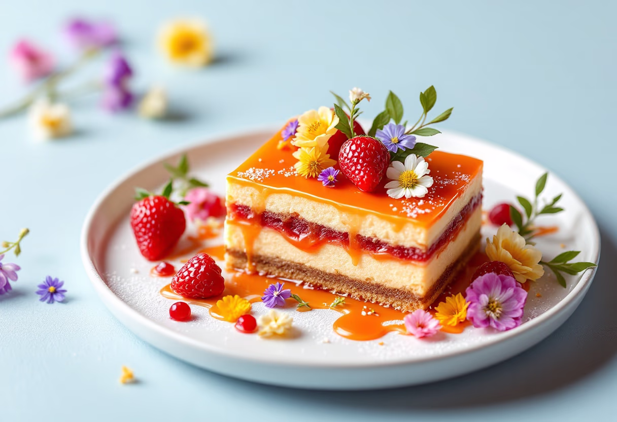 image of unique dish preparation (for a fine dining restaurant)