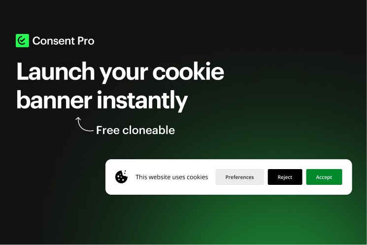 Cookie Consent / Cookie Banner - Bottom Bar Banner thumbnail