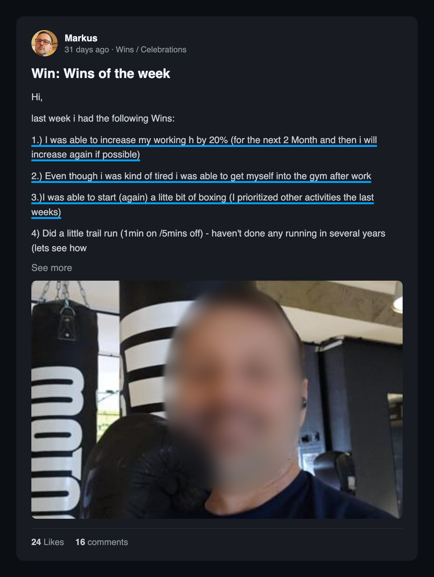 Community win post: Win wins of the week