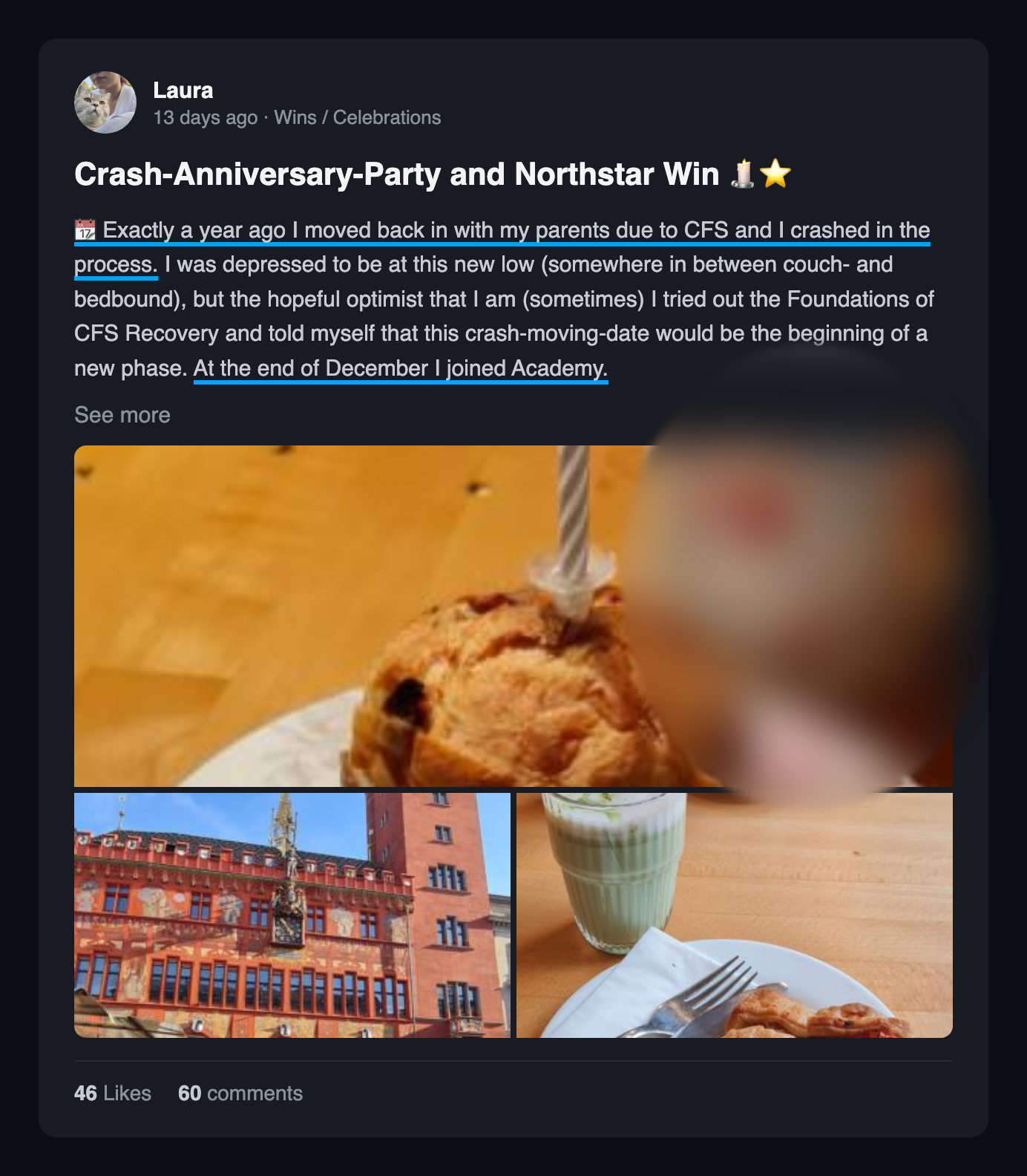 Community win post: Crash anniversary party and northstar win