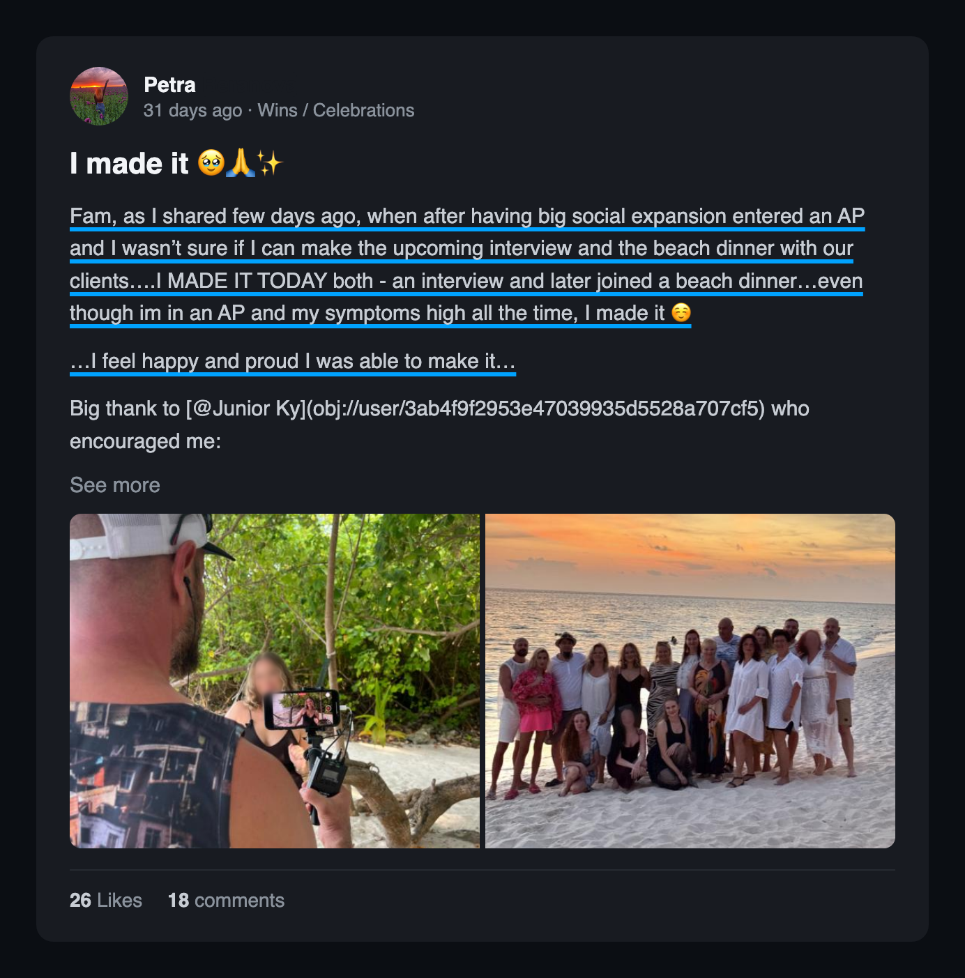 Community win post: I made it 2