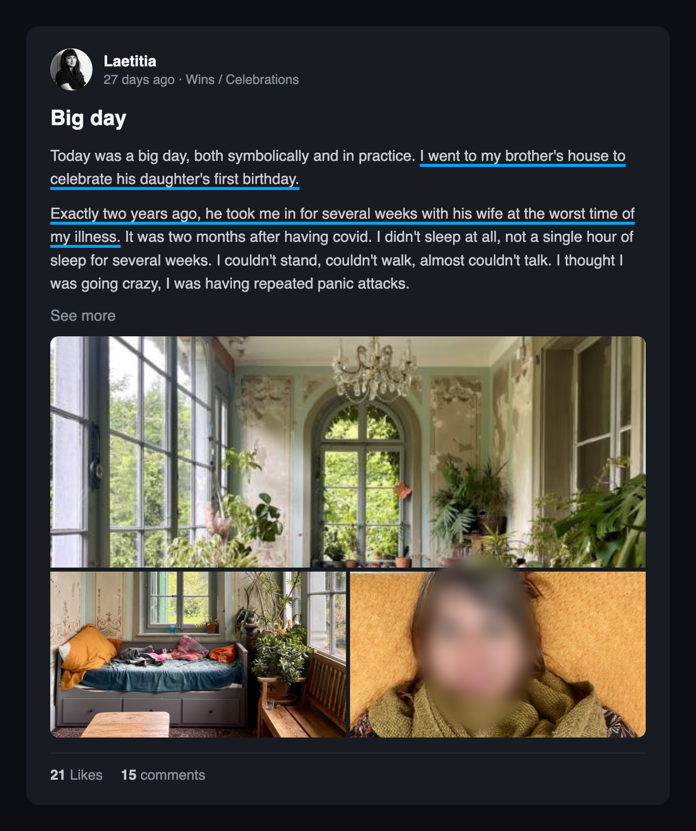 Community win post: Big day