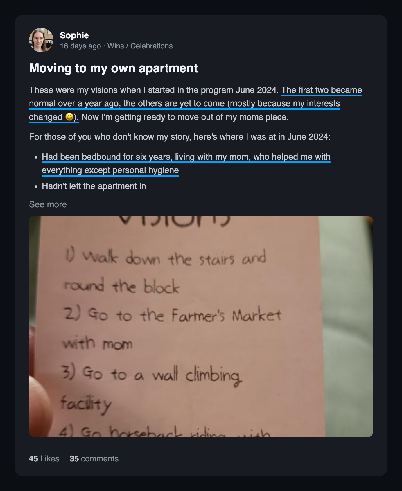 Community win post: Moving to my own apartment