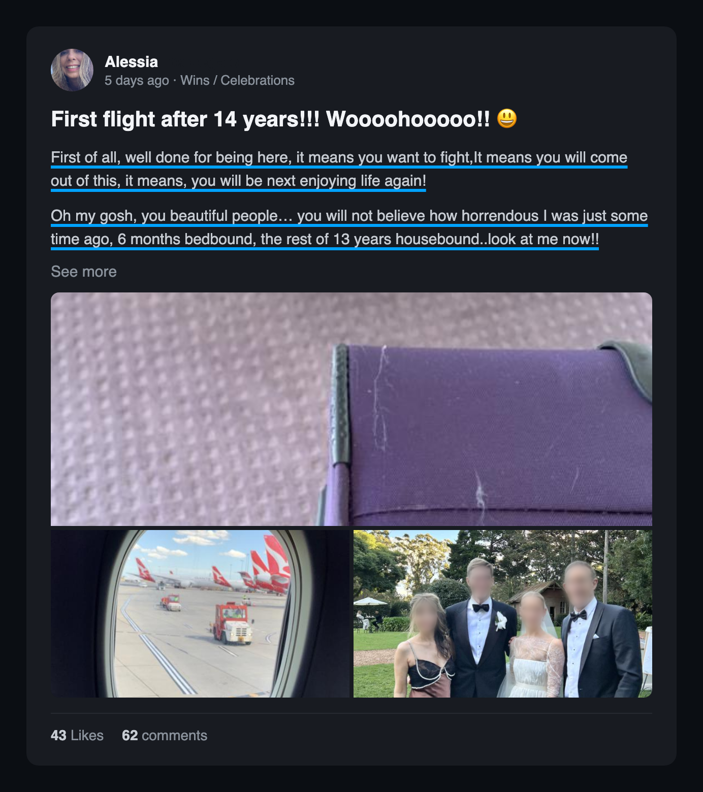 Community win post: First flight after 14 years woohoo